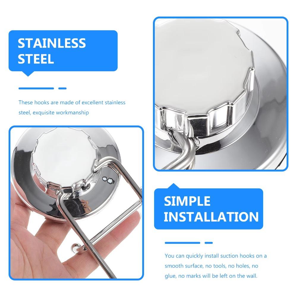 For Hanging Kitchen Bathroom Supplies Easy To Install L9BE Vacuum Suction Cup Hooks Towel Racks Wall Hook Toilet Paper Hanger