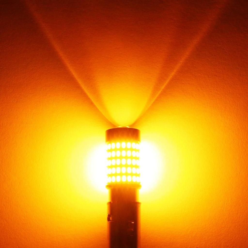 PHINLION 1156 LED Turn Signal Light Bulbs Super Bright 3014 103-SMD BA15S P21W 1156 7506 LED Bulb with Projector for Turn Signal Blinker Lights,