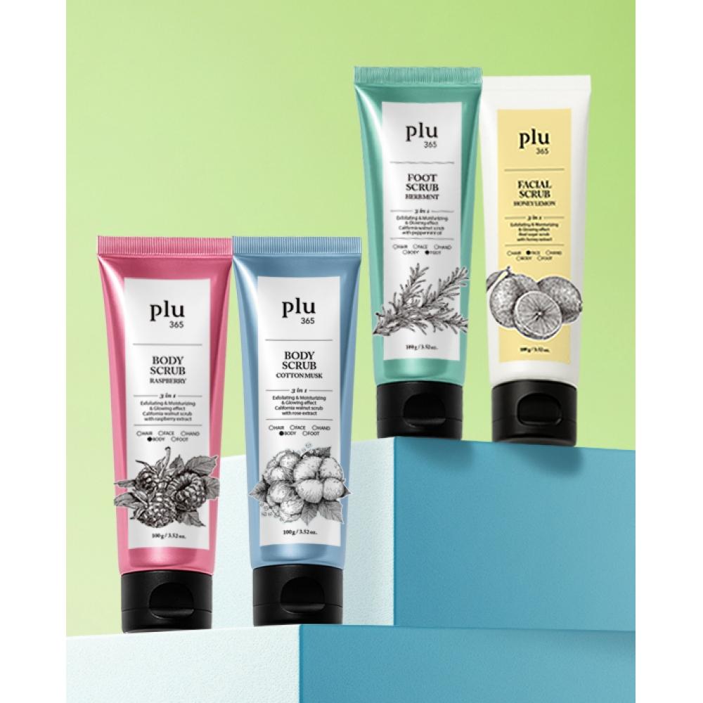 Daiso Flu 365 Facial Scrub 100g Honey Lemon Scent