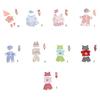 3pcs Realistic Doll Hat&Shirt&Short Pants Suit for 30cm Uniform Realistic Doll Baby Costume Christmas Gift for Girl