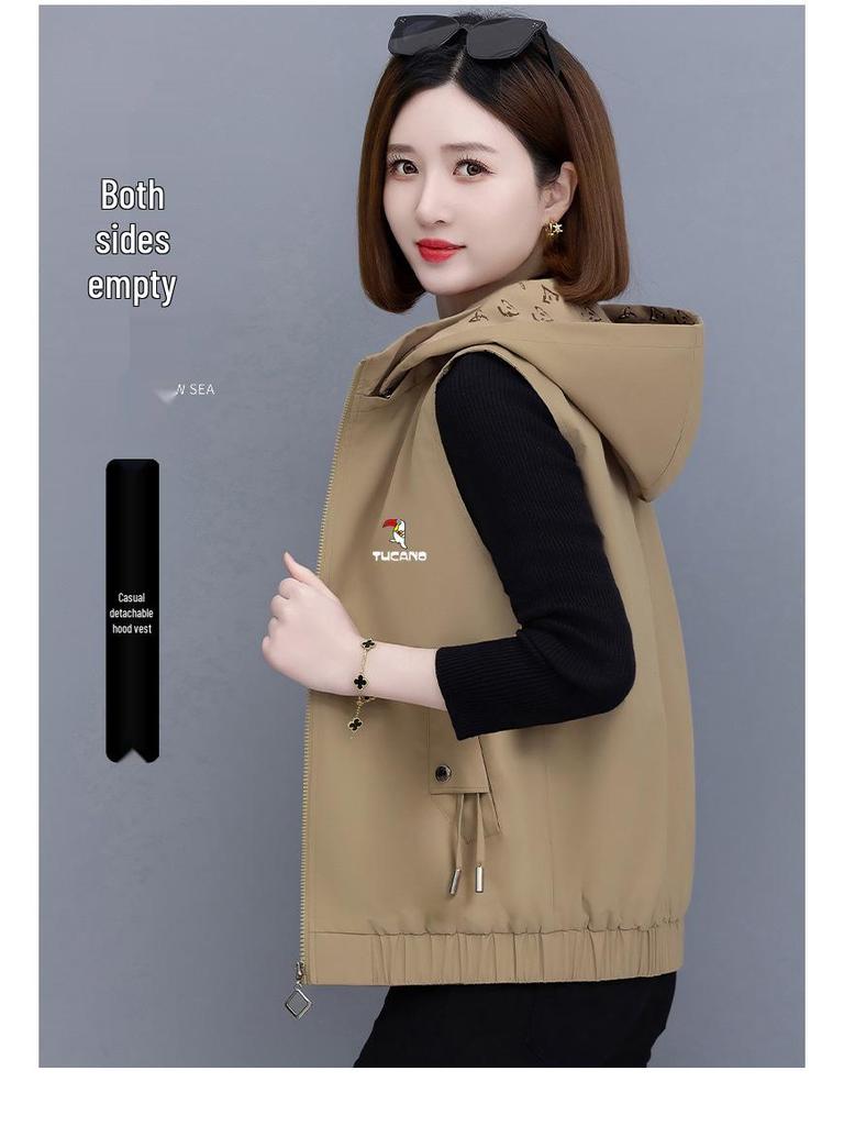 Woodpecker Women's Fashionable Sleeveless Vest - Spring/Autumn 2024 Collection