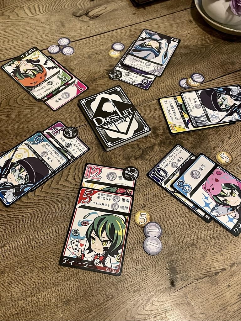 DRESSLIFE, a Strategy Card Game for 2-6 Players, Ages 8 and Up, 15-20 Minutes of Playtime