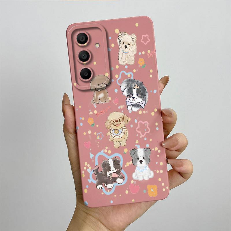 Sweet Soft Phone Case for Samsung Galaxy A15 A155 A156 4G 5G Fashion Cool Painted Cases Protection Back Cover Accessories Casing