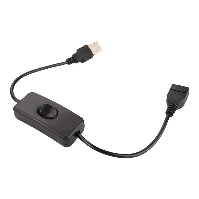 Cavo USB Maschio Femmina Con Interruttore On/Off Cavo di Prolunga Controllo Lampada