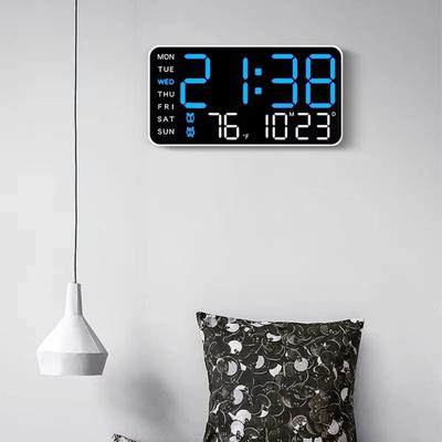 Large LED Digital Wall Clock Temperature Date Week Display Table Alarm Clock Brightness Adjustment Home and Decoration Clocks