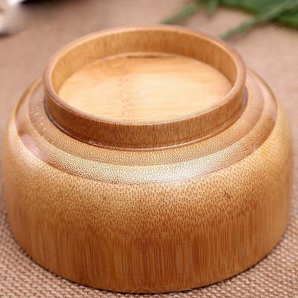 Round Creative Domestic Rice Family Food containers Kitchen utensils Rice Bowl Tableware Vegan bowl Bamboo Bowl