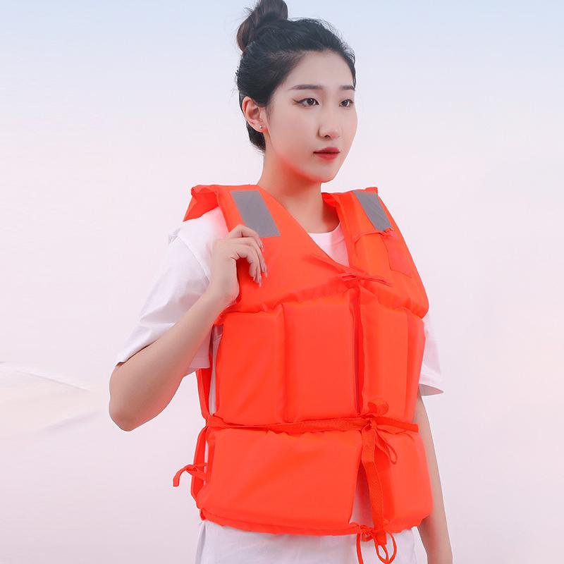 High-Buoyancy Life Vest Extra-High Buoyancy Boat-Use Adult Foam Rock Fishing Oxford Cloth Life Vest