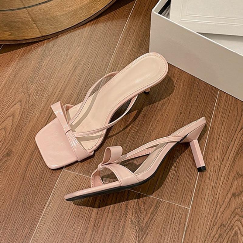 Fashion Female Summer Sexy Heels Sandals Slides Ladies Shoes Fashion Women Pumps Flip Flops Luxury High Heels Slippers Shoes