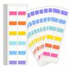 VANRA Sticky Index Strong Medium 6 840 Cute Morandi Office Business Notes, Film, Tabs, Transparent, Writable, Adhesive, Size, Colors, Sheets, Colors,