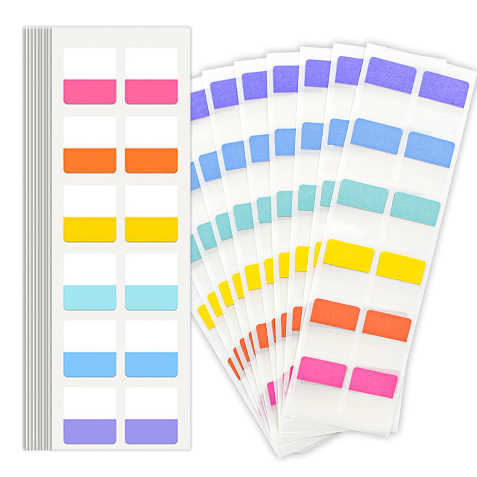 

VANRA Sticky Index Strong Medium 6 840 Cute Morandi Office Business Notes, Film, Tabs, Transparent, Writable, Adhesive, Size, Colors, Sheets, Colors,