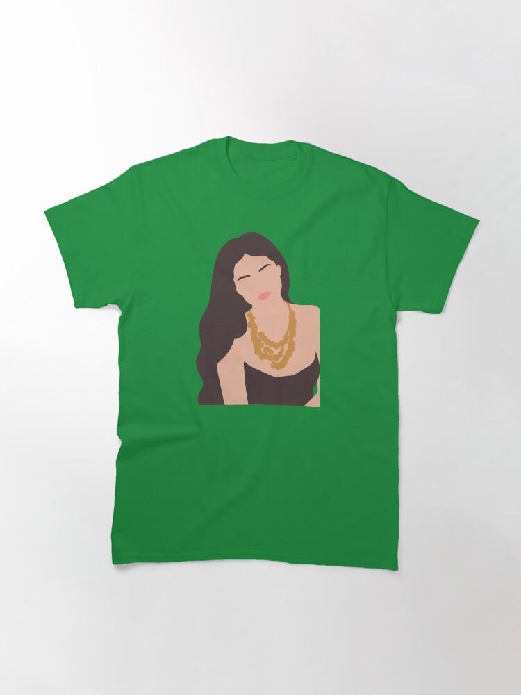 T-shirt Classica con Illustrazione Lineless di Selena Gomez