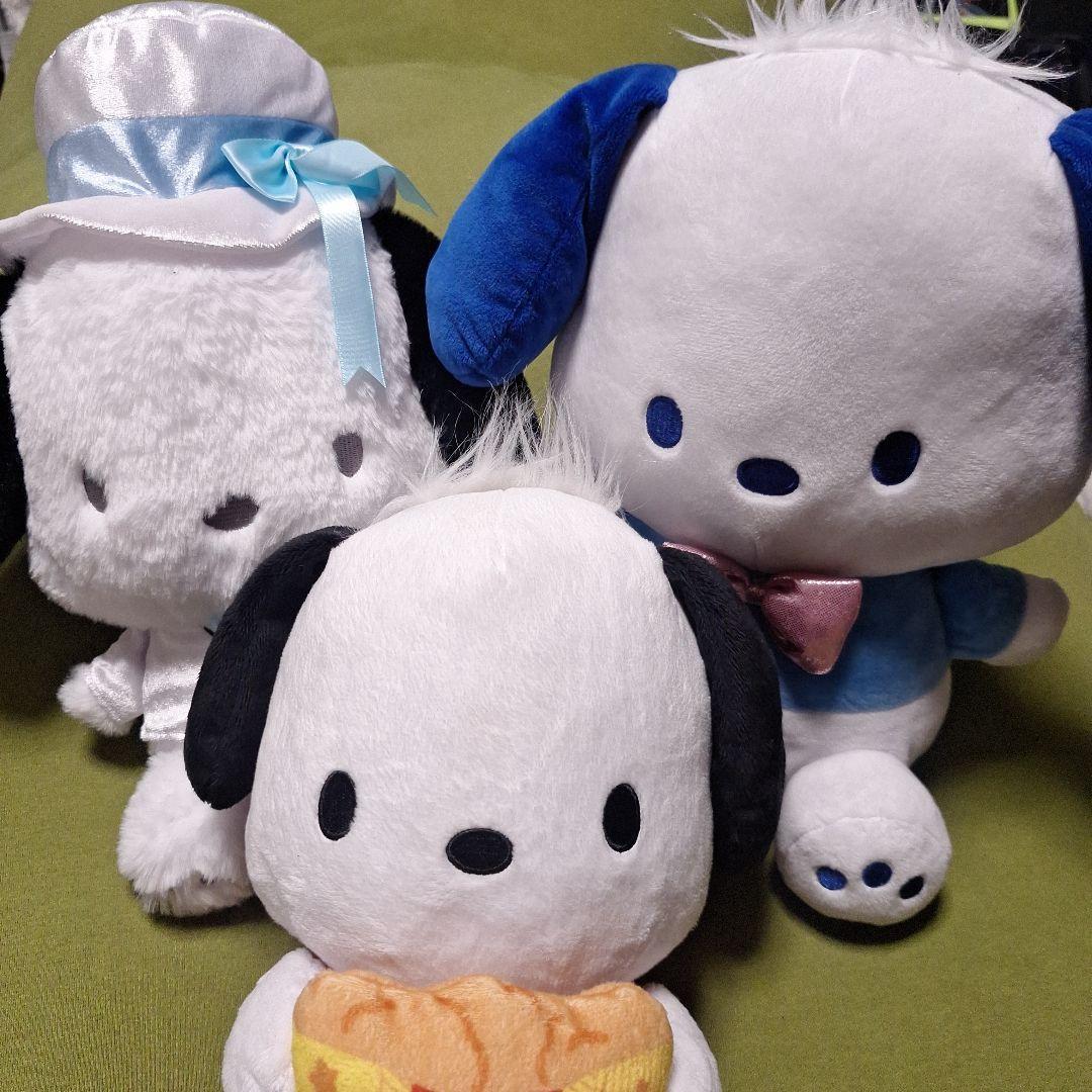 Pochacco stuffed toy 3-piece set