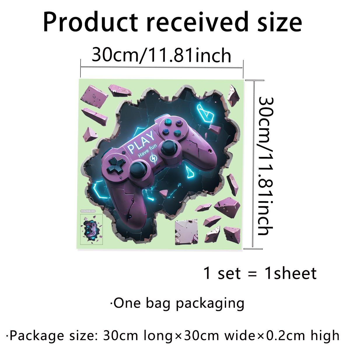 

Космическое звездное небо игровая ручка игровая зона видеоигры декор светящийся креативный декоративный светящийся в темноте настенный стикер для гостиной