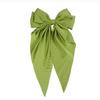 Ethereal Tulip Mermaid Iridescent Bow Hair Claw with Ribbon Tails Sweet Girl Pearlescent Color Fashion Shark Clip for Women