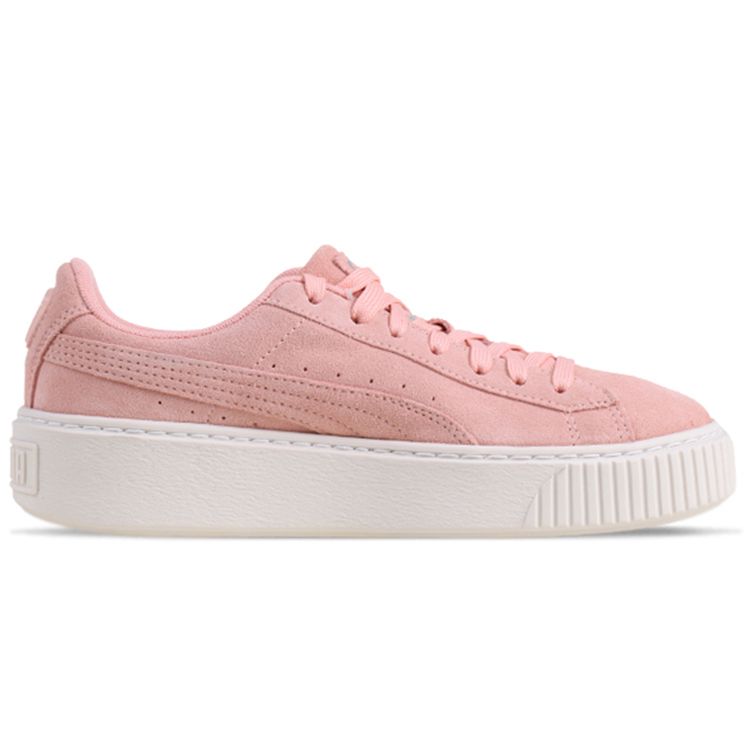 Puma Basket Platform Retro Low Top Sneakers Women Sneakers Cherry-Blossom 368993-01
