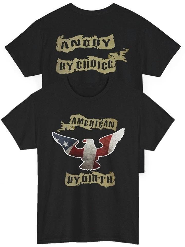 Kurt Angle American by Birth Angry by Choice Tshirt M
