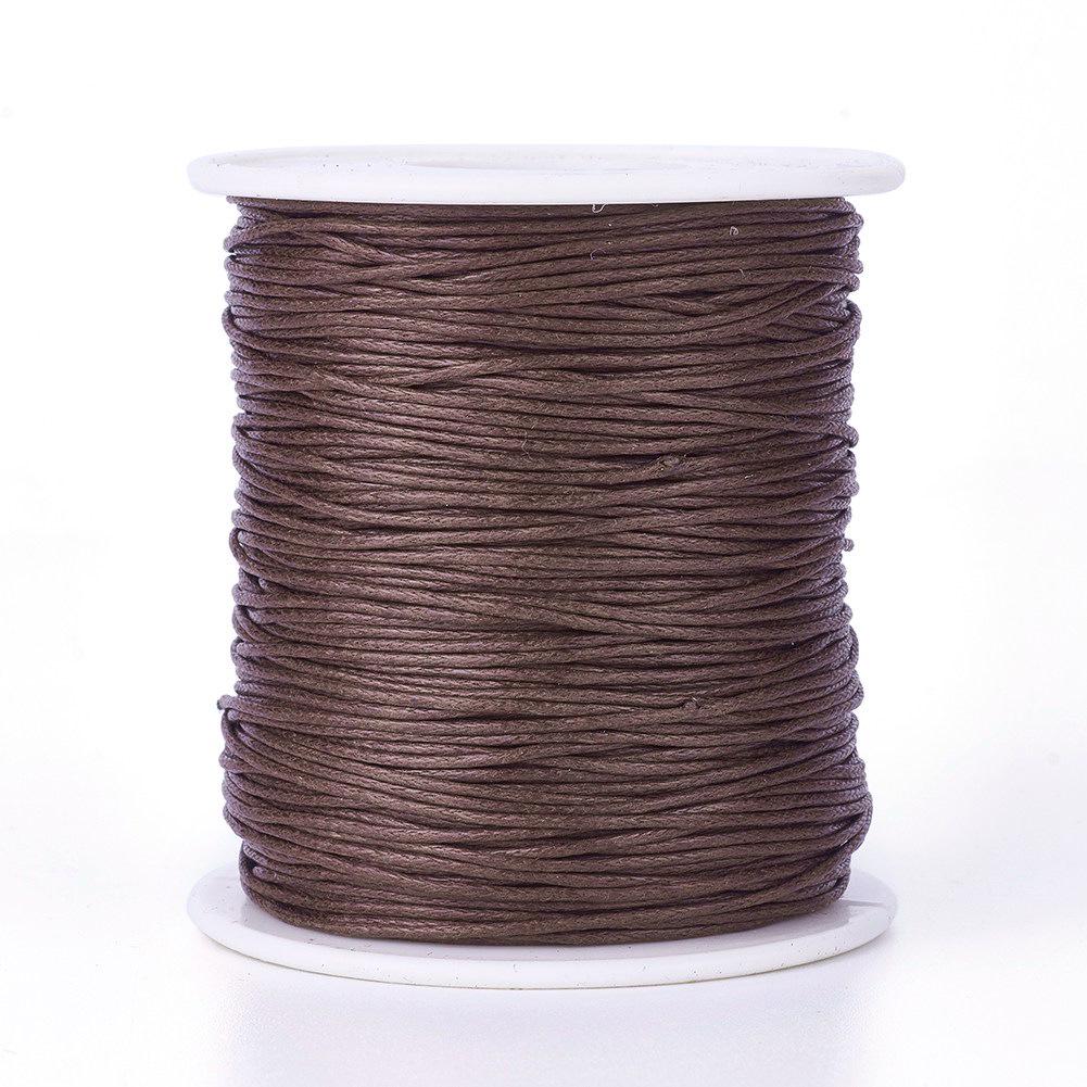 Wenwan Korean Wax Thread Leather Cord for DIY Bracelet and Necklace Crafting