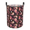 Vulva Flower Pattern Dirty Laundry Baskets Foldable Large Waterproof Clothes Sundries Basket For Home Children's