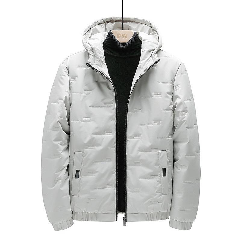 - Cotton Clothes Men's Trendy Hooded Cotton Clothes Autumn and Winter New Handsome Casual Men's Jackets Men's Cotton