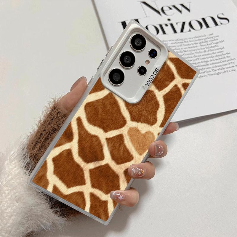 Giraffe Animal Pattern Shockproof Phone Case for Samsung Galaxy S26 Edge S25 Ultra S24 FE S23 Plus S21 Cover Anti Fall Fundas