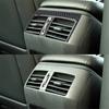 2Pcs Carbon Fiber Interior Rear Air Vent Outlet Cover Trim For Acura TL