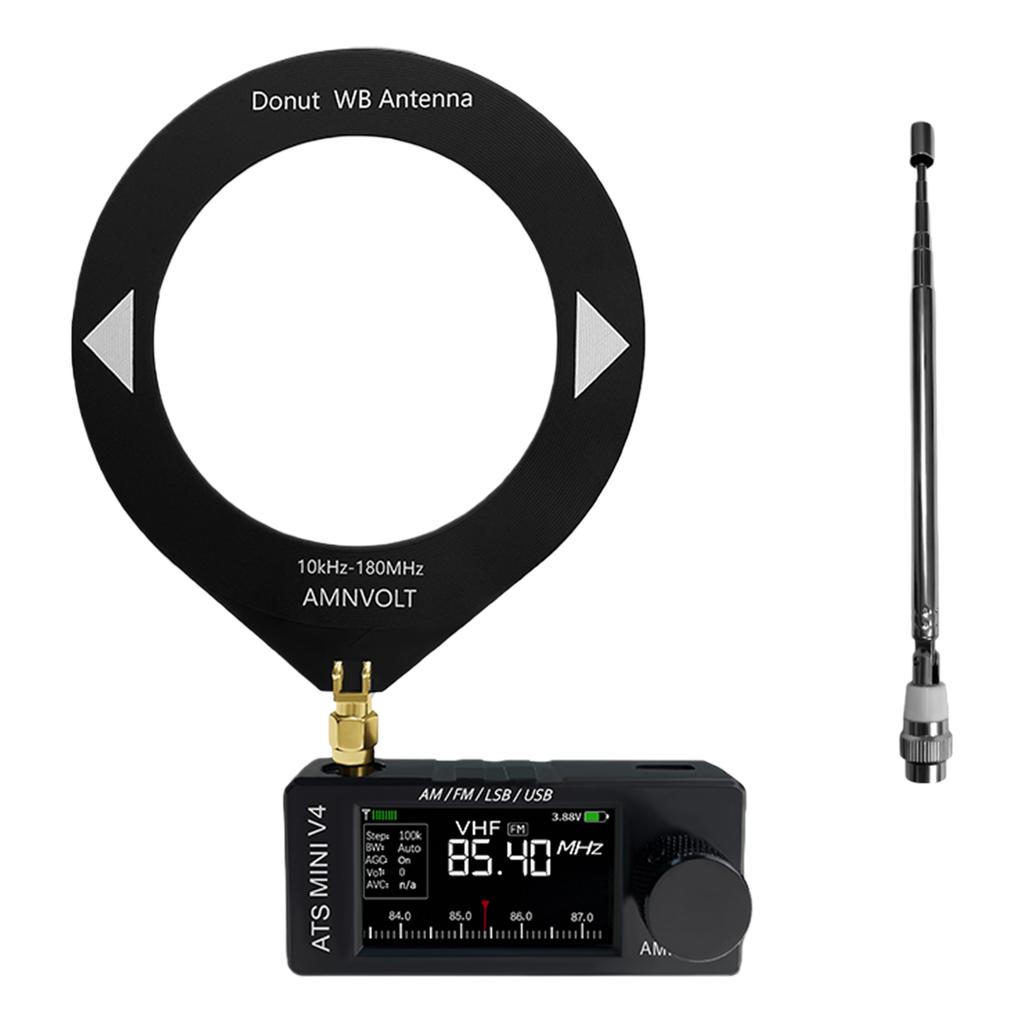 SI4732 0.5-108mhz LSB USB AM FM FM/AM Radio with Antenna HF SW MW VHF Radio Portable Radio All Band Radio Receiver