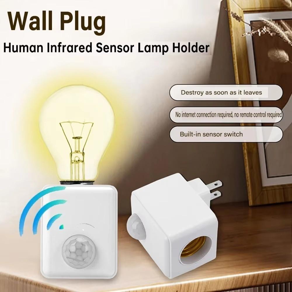 E27 Screw Cap Socket Human Induction Lamp Socket Home LED Lamp Base