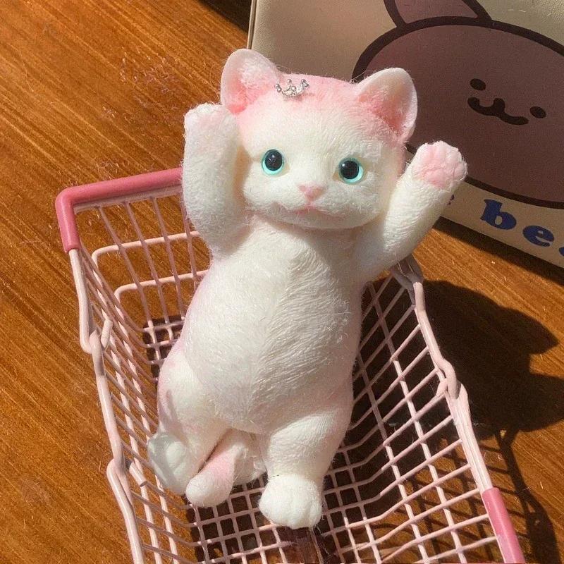 

Игрушка-антистресс для кошек, сжимаемая, реалистичная TPR фиджет-игрушка для снятия тревоги, мягкая сенсорная игрушка для детей, подростков и взрослых, моти сквиши