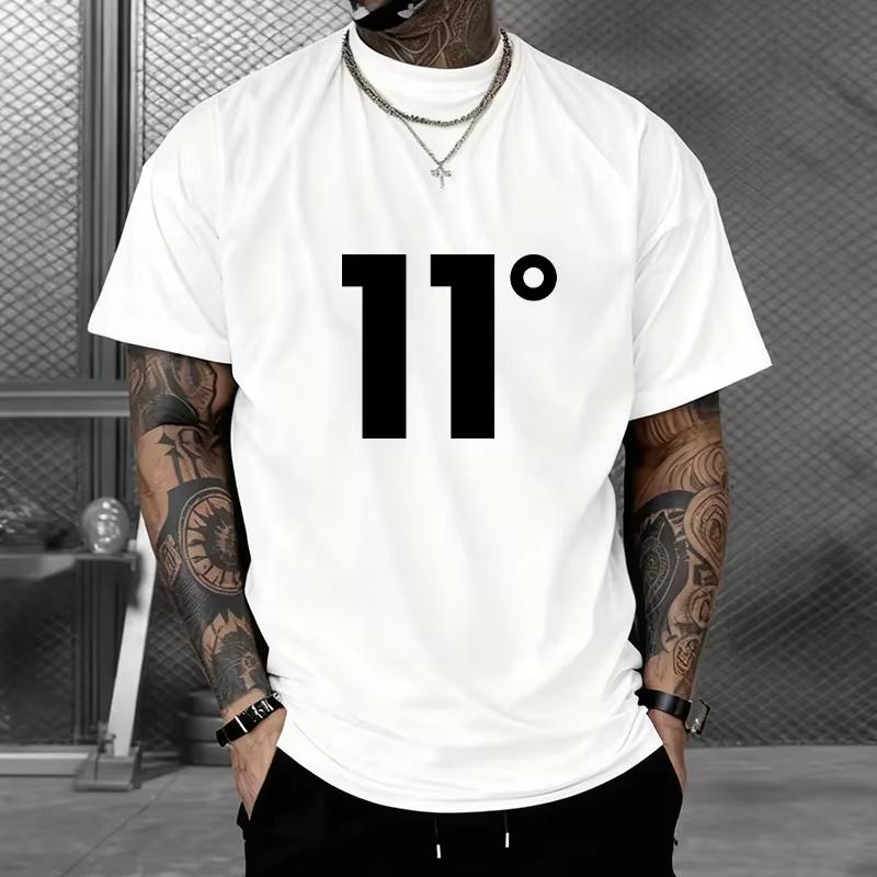 

Spring and summer mens printed casual multifunctional short sleeved fitness exercise jogging loose Tshirt outdoor Tshirt S