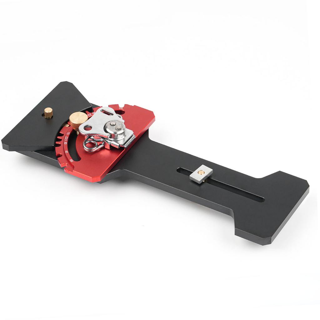 Track Saw Square 60 To 60 Degree Adjustable Angle Track Saw Guide Rail Square with 11 Positive Angle Stop
