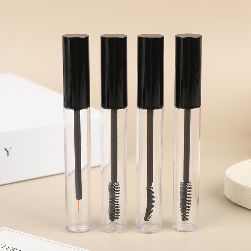 12Ml Empty Mascara Tube With Eyelash Wand Eyelash Growth Liquid Vial Bottle Eyeliner Brush Eyelash Cream Apply Container