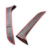 2pcs Car Rear Window Side Spoiler Canard Splitter Trim Decor For VW Tiguan MK1 2007 2008 2009 2010 2011 2012 2013 2014 2015