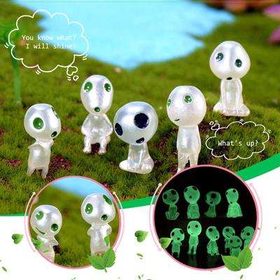 10pcs Luminous Tree Elves Gardening Potted Decor Bonsai Room Ornaments