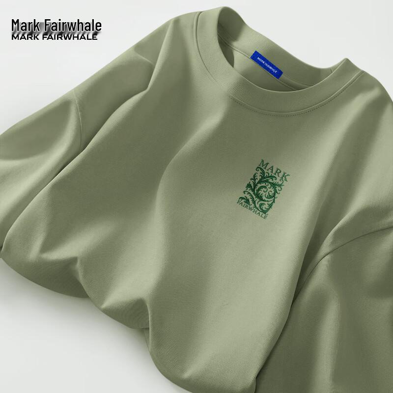 

MARK FAIRWHALE Men s Heavyweight Cotton Long Sleeve T-shirt 2XL