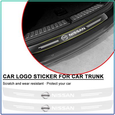 Transparent Car Trunk Badge Protective Sticker Car Accessories For Nissan Nismo Almera Tiida Juke Teana Qashqai 350Z 370Z GTR