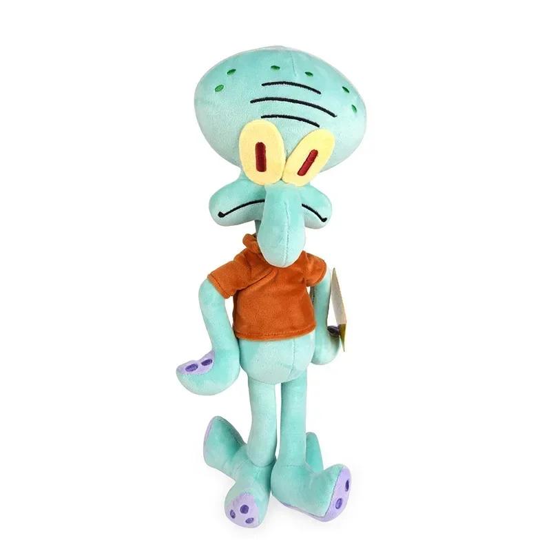 Cute Cartoon Sea Sponge Starfish Squid Crab Snail Plush Dolls Stuffed Toys Birthday Gift For Kids