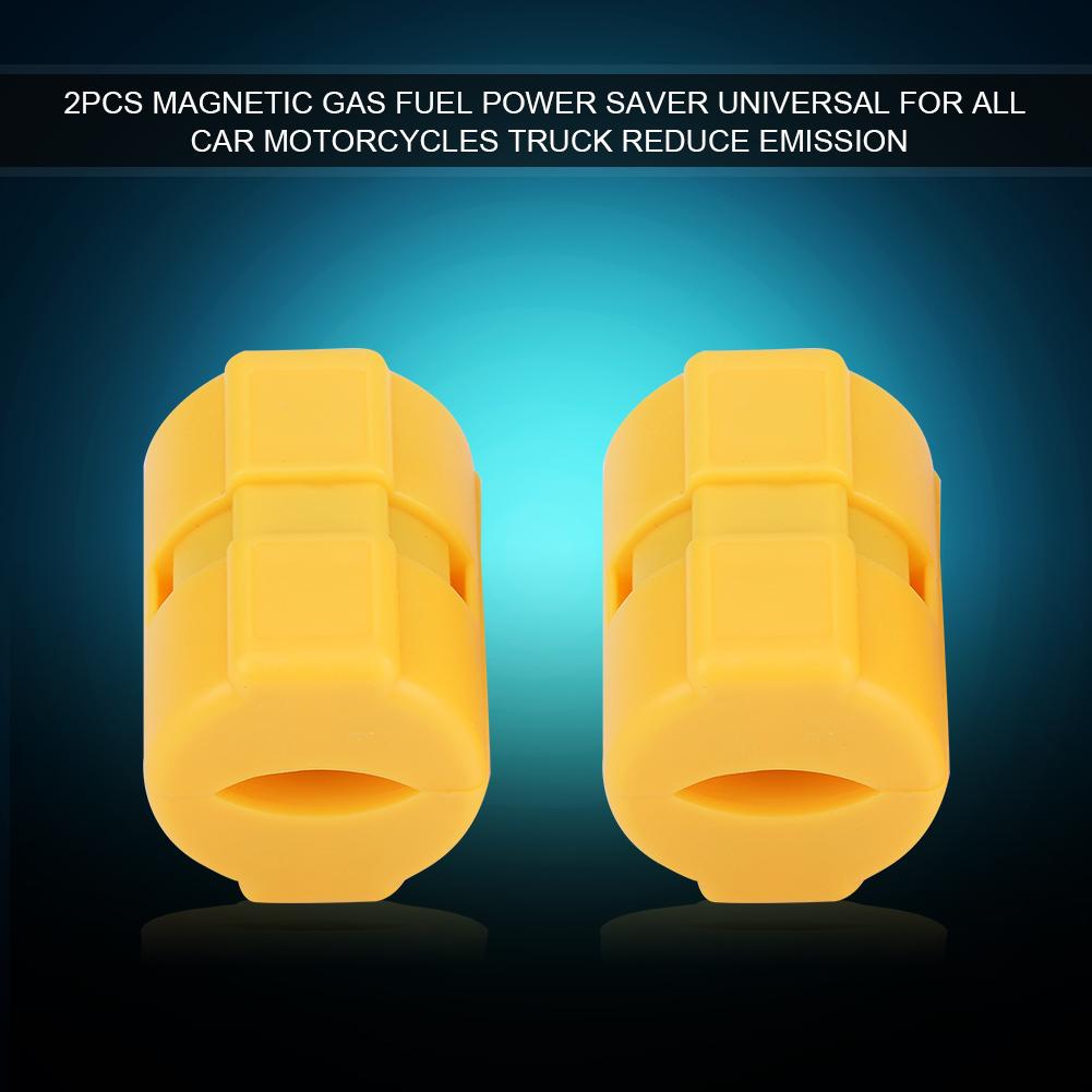 2 Pezzi Risparmiatore di Potenza Magnetico per Benzina e Gas Universale per Tutte le Auto, Moto, Camion Riduci Emissioni
