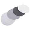 4 Pcs 13 Inch Round Woven Placemat Set Non Slip Bohemian Table   Place Mats Heat Resist for Kitchen Dining