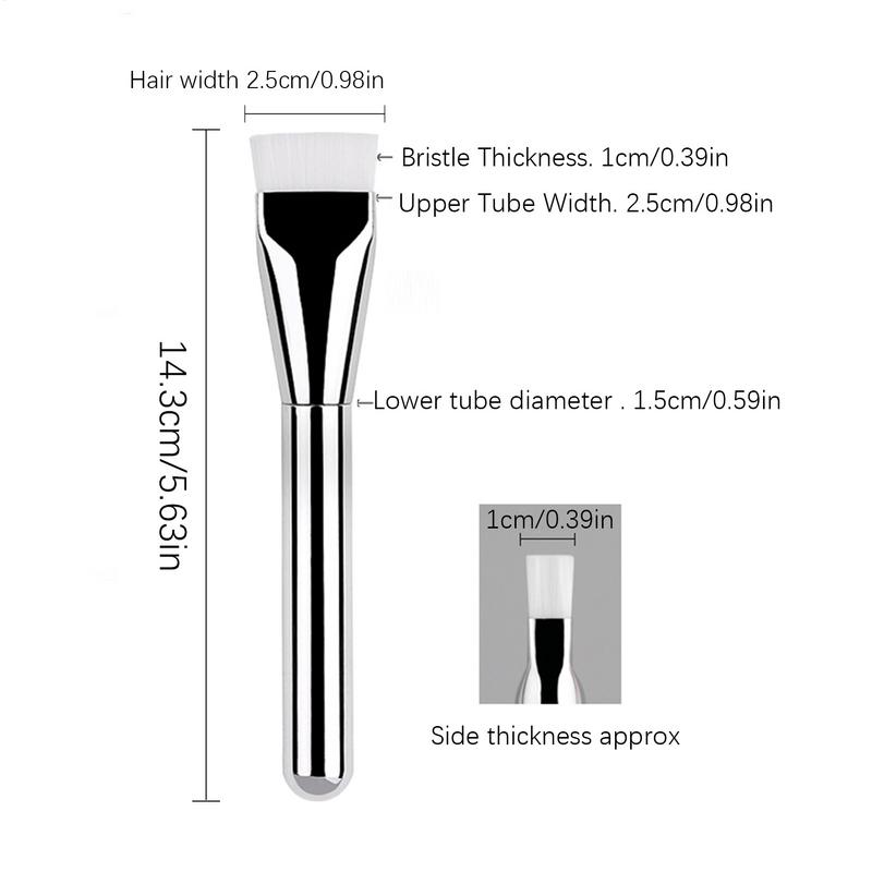 Flat Foundation Brush Liquid Makeup Concealer Foundation Brush Spatula Ultra Thin Concealer Pad Professional Make Up Tools