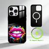 C-Cool Colorful Graffitiy Phone Case For iPhone 17 16 15 14 13 12 Pro Max Plus for Mirror Wireless Magnetic Cover