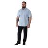 Duke Mens D555 Lucas Stretch Kingsize Short-Sleeved Shirt