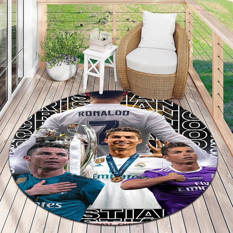 Ronaldo Legacy Glory Champions Carpet Printing Floor Mats Bathroom Mat Fashion Dormitory Decoration