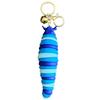 Colorful Caterpillar Slug Keychain: Stress Relief & Educational Toy for Kids