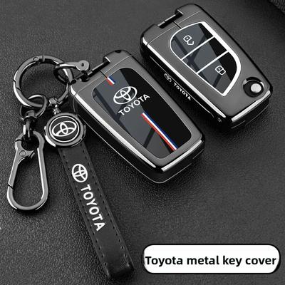 Car Key Case Fob Cover For Auris Corolla Avensis Verso Yaris Aygo Scion TC IM Camry RAV4 Forturner Car Accessories
