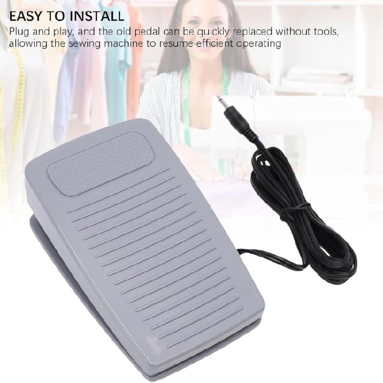 Professional Sewing Foot Control Pedal C-9002 Plastic Sewing Pedal Controller with Cord for Precise Speed Adjustment