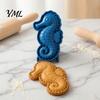 Decorative Biscuit Molds for Snacks Marine Animal Mini Pie Mold, Durable Non-stick Reusable Dough Cutter, Interactive Baking Kits Children Hand Press