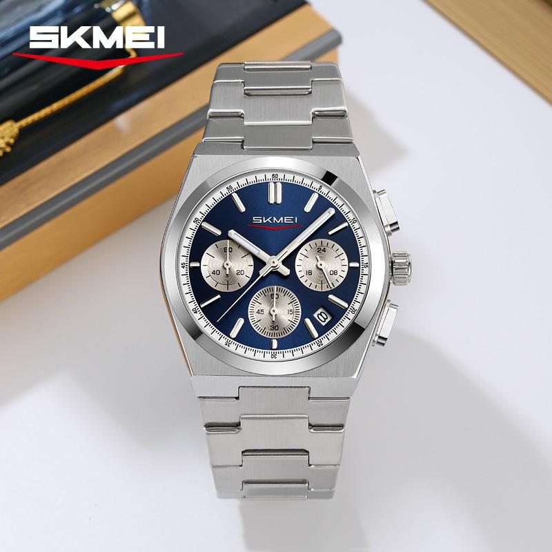 Men's Watches Waterproof Luminous Stainless Steel Quartz Business Luxury Calendar Watches for Men Reloj Hommes