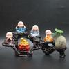 Zen Monk Figurine Ornament for Home Decor - Perfect for Living Room, Office, or Gift Displays