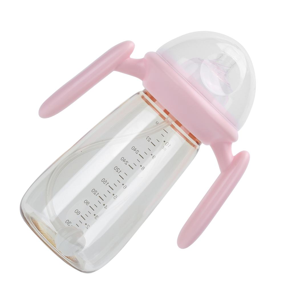 Baby Bottle Feeding Silicone Bottle WideCaliber Newborn Breast Drinking Milk Bottle