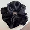 Korean Style Large Intestine Ribbon Hairband Gentle Temperament Black Mourning Hair Accessories